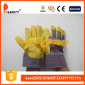 Guantes de PVC amarillo con raya Back Dgp101